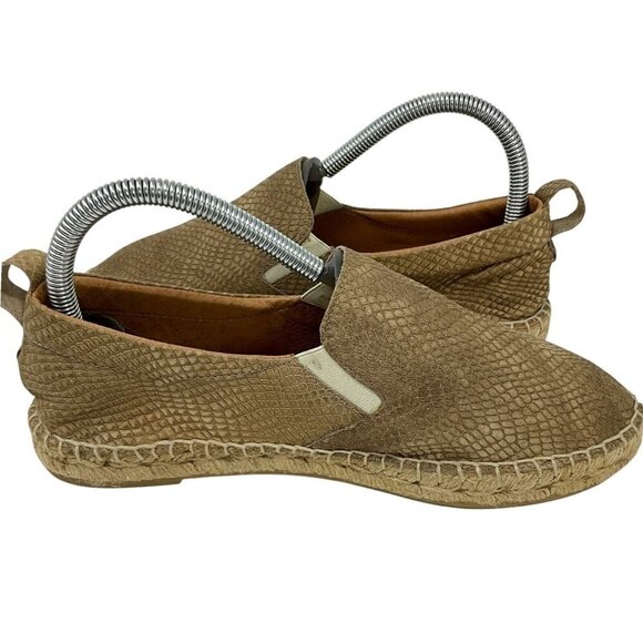 Maypol Espadrille Flats US Size 8 EUR 38 Tan Slip On Shoes Casual Made in Spain - Picture 7 of 10